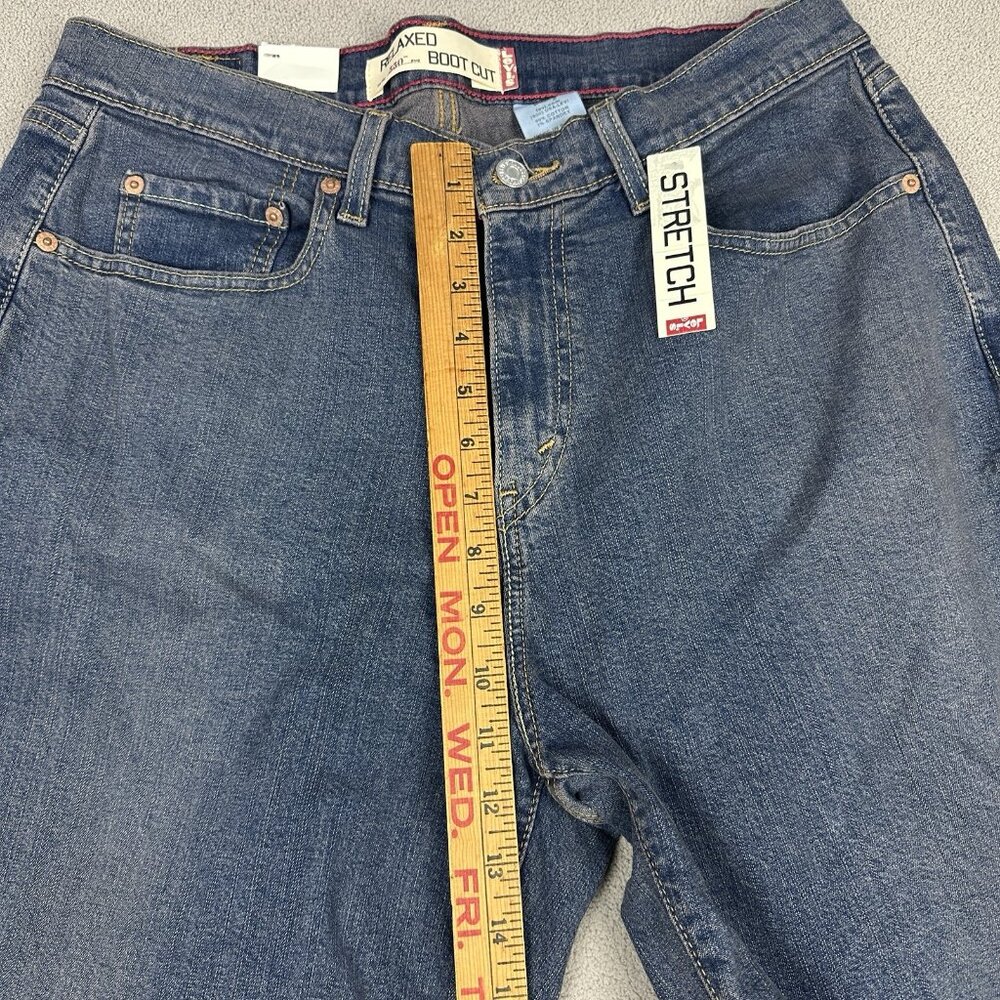 Vintage Y2K Levi's 550 Relaxed Boot Cut Stretch Denim Jeans Womens SZ 16 33x29 - Picture 9 of 15